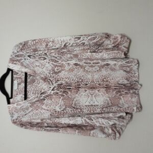 Juniper Blu  Adrienne women blouse pink M casual office pink boho y2k coquette